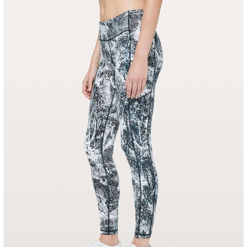 Lululemon Speed Up Tight 28" Luxtreme Wildwood Multi Print Leggings Women's 4